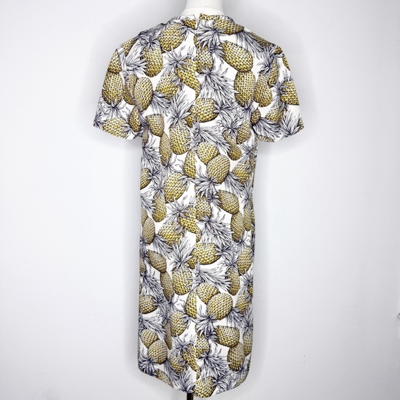 Lyn Devon Audrey Pineapple Print Shift Dress Size 8 | Tropical Vacation Style - Picture 6 of 10